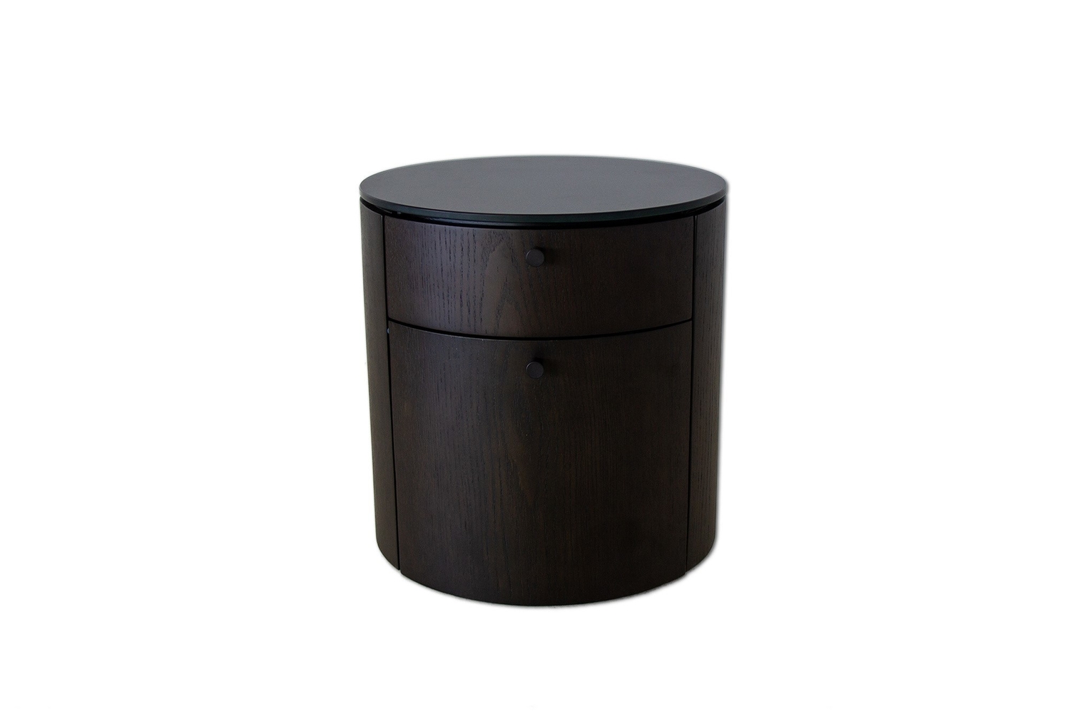 Cilindro Dark Oak Bedside