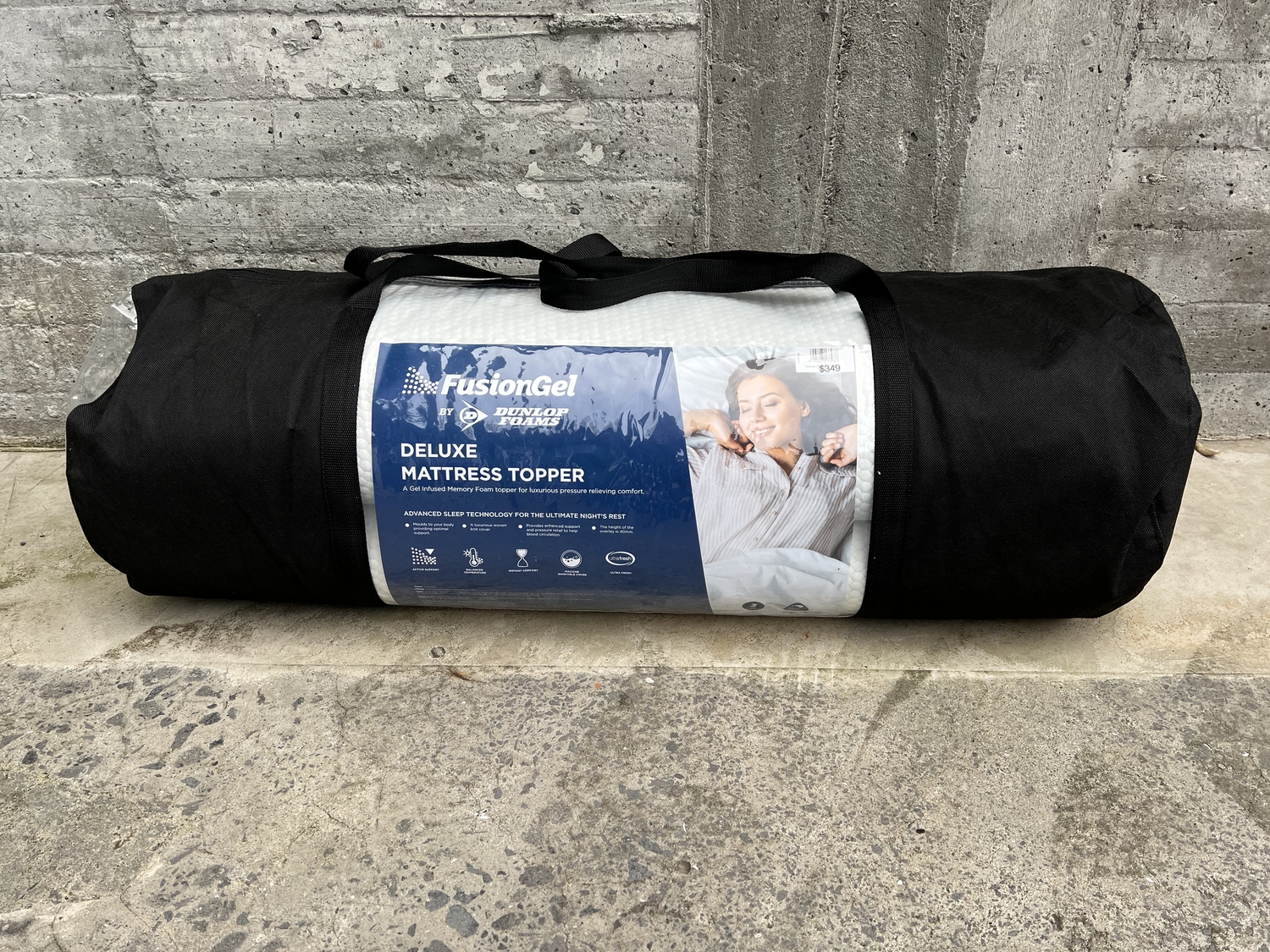 Fusion Gel Memory Foam Topper image 2